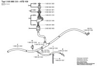 Bosch 0 600 800 500 ATB 100 Dripper Set Spare Parts